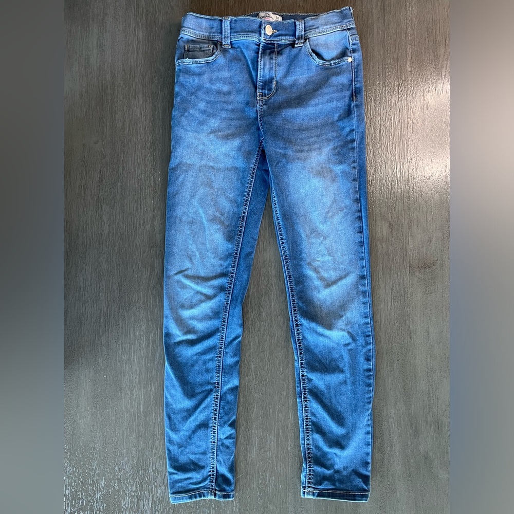 Jordache Skinny Blue Denim Jeans Kids Girls 14
